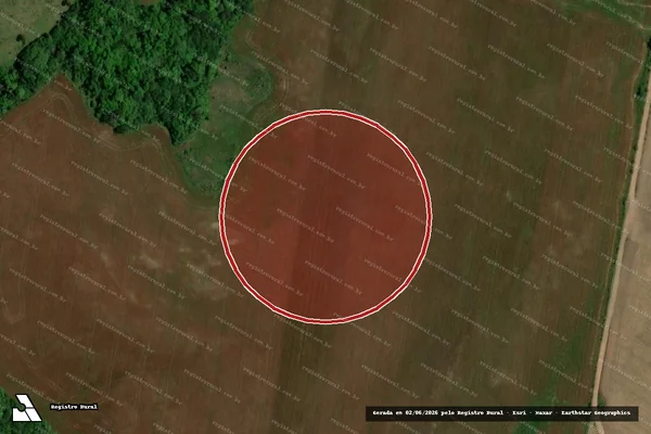 Imagem de satélite de Infração Ambiental em Quevedos - RS
