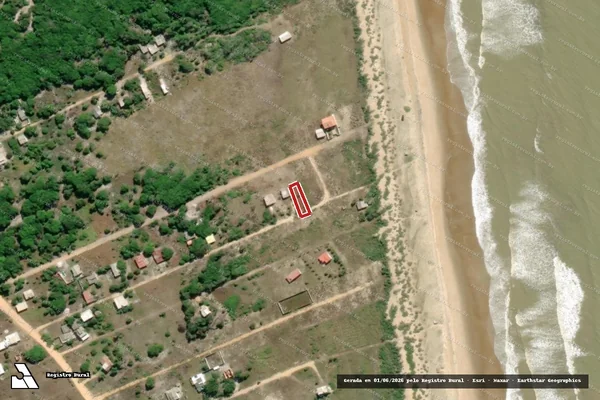 Imagem de satélite — Embargo IBAMA — Infração da Flora - São Mateus/ES