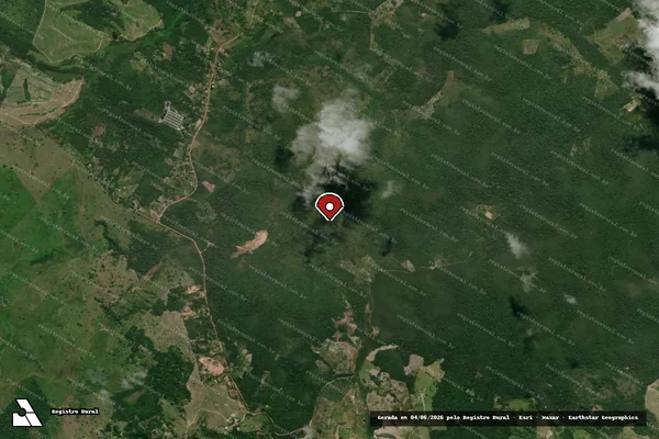 Imagem de satélite — Embargo IBAMA — Infração Ambiental — Mata de São João/BA