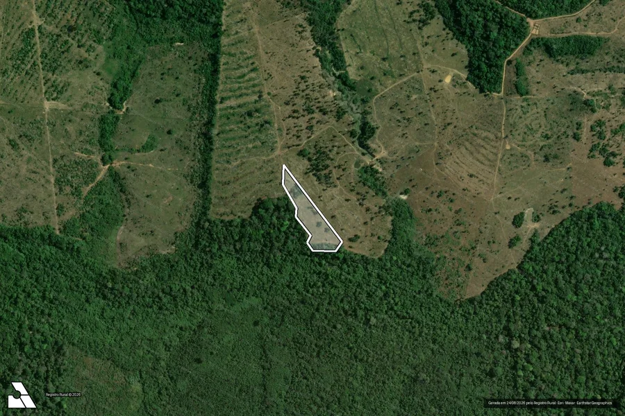 Imagem aérea do item A