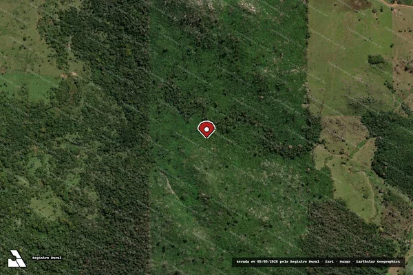 Imagem de satélite — Embargo IBAMA — Infração da Flora — Ji-Paraná/RO