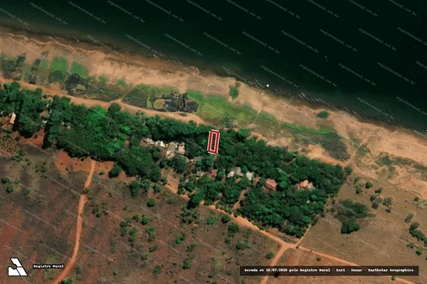 Imagem de satélite de Infração da Flora em Itumbiara - GO