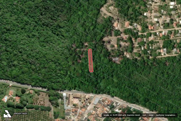 Imagem de satélite de Infração da Flora em Porto Seguro - BA