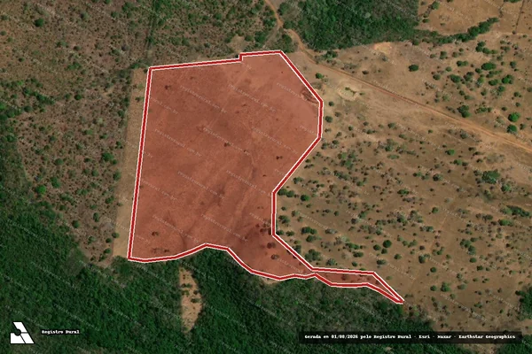 Imagem de satélite de Infração Ambiental em Paraíso do Tocantins - TO