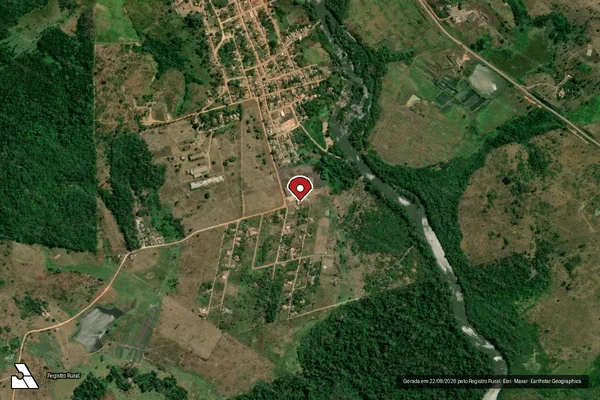 Imagem de satélite — Embargo IBAMA — Infração referente a Qualidade Ambiental - Pacajá/PA