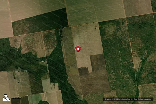 Imagem de satélite — Embargo Ambiental - Feliz Natal/MT