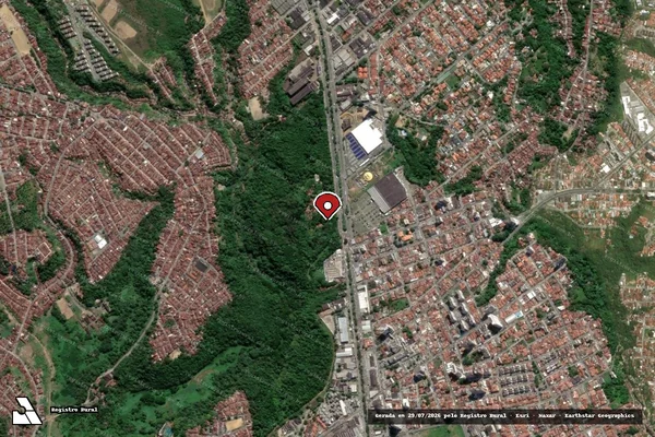 Imagem de satélite — Embargo IBAMA — Infração da Fauna - Maceió/AL