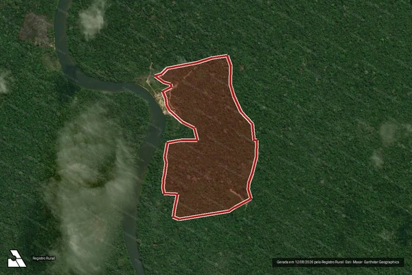Imagem de satélite de Infração da Flora em Portel - PA