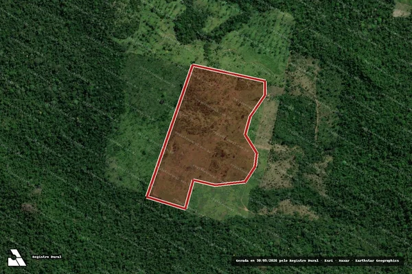Imagem de satélite de Infração Ambiental em Anapu - PA