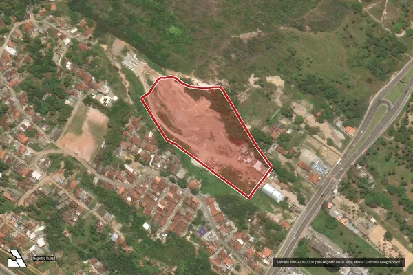 Imagem de satélite de Infração Ambiental em Maceió - AL