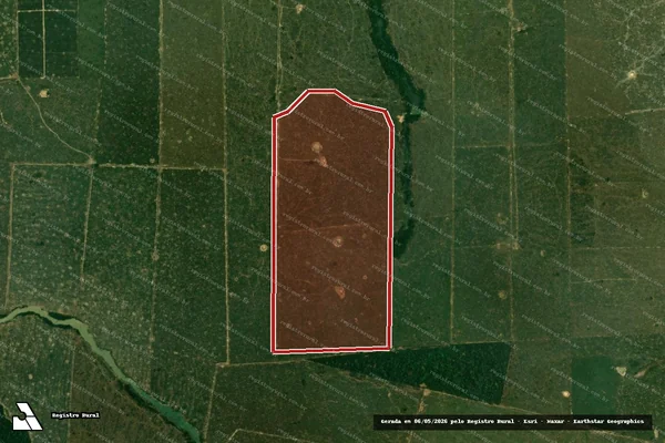 Imagem de satélite de Infração da Flora em Porto Velho - RO