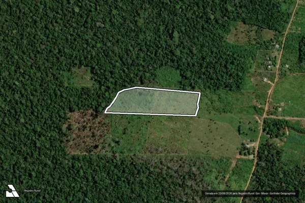 Imagem de satélite de Infração da Flora em Porto Velho - RO