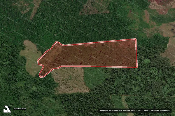 Imagem de satélite de Infração Ambiental em São Félix do Xingu - PA