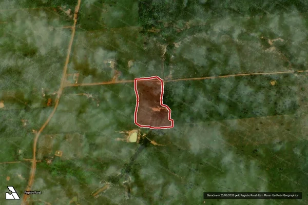 Imagem de satélite de Desmatamento em Porto Velho - RO