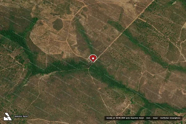 Imagem de satélite — Embargo IBAMA — Infração Ambiental - Balsas/MA