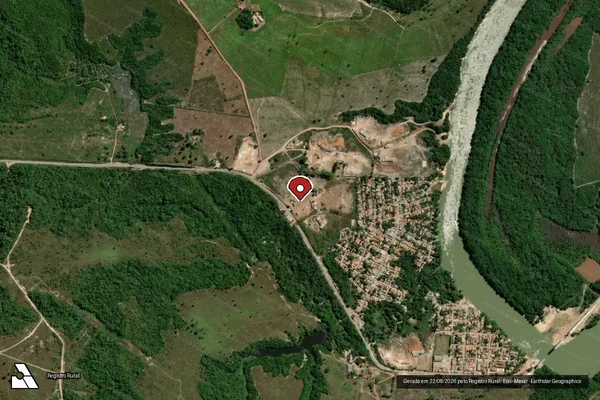 Imagem de satélite — Embargo IBAMA — Infração de Administração Ambiental(Não Classificada-Móvel) - Belém/PA