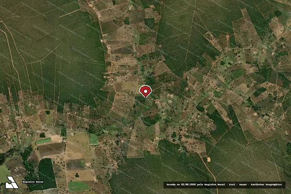 Imagem de satélite — Embargo IBAMA — Infração da Flora — Cristópolis/BA