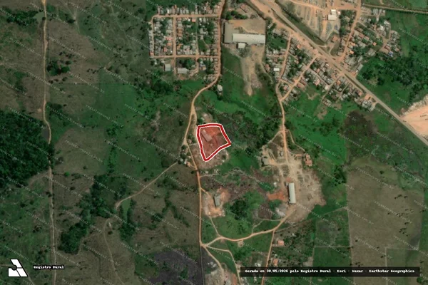 Imagem de satélite — Embargo IBAMA — Infração de Licenciamento(Não Classificada-Móvel) - Anapu/PA
