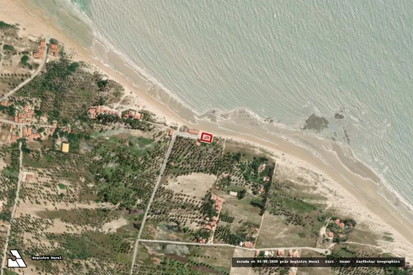 Imagem de satélite de Infração Ambiental em Itarema - CE
