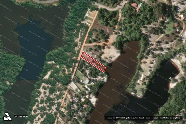 Imagem de satélite de Infração Ambiental em Itapemirim - ES