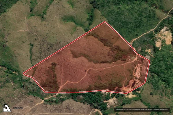 Imagem de satélite de Infração Ambiental em Itaituba - PA