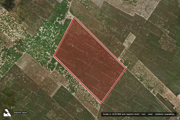 Imagem de satélite — Embargo IBAMA — Infração da Flora — Bela Cruz/CE