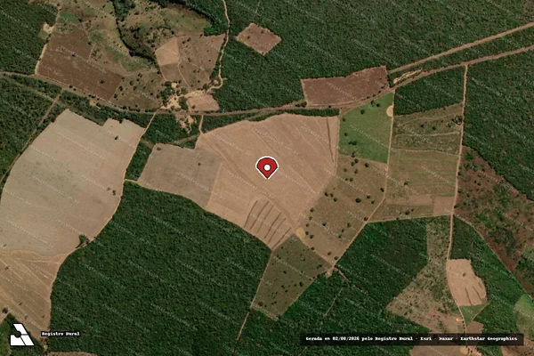 Imagem de satélite — Embargo IBAMA — Infração da Flora — Sucupira do Norte/MA