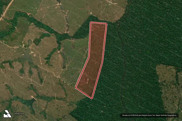 Imagem de satélite de Infração da Flora em Machadinho D'Oeste - RO