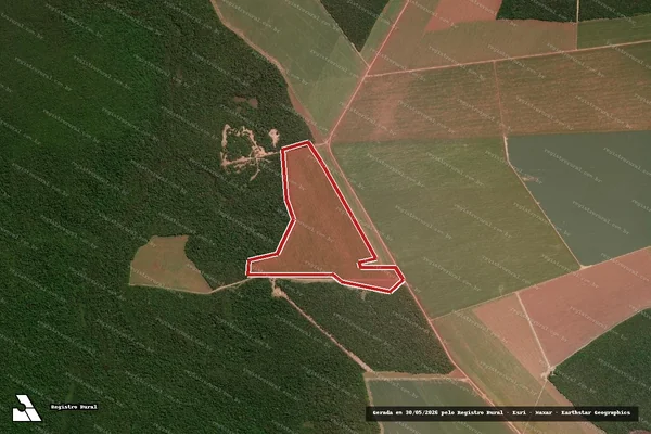 Imagem de satélite de Infração Ambiental em Ipiranga do Norte - MT