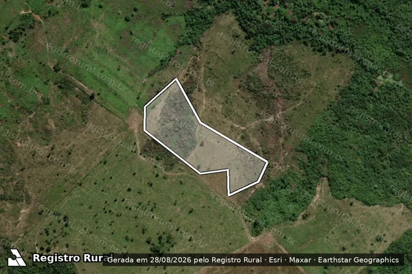 Imagem de satélite de Infração da Flora em Itaituba - PA