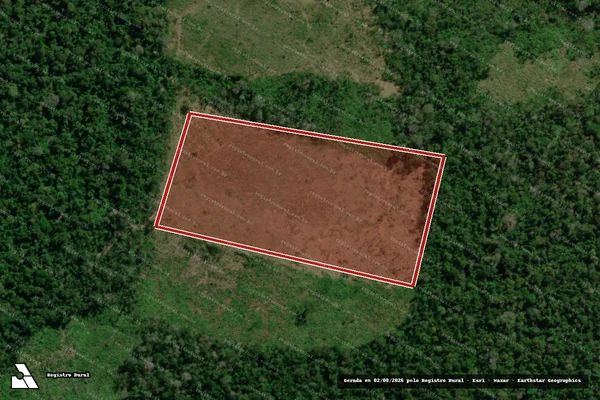 Imagem de satélite de Infração Ambiental em Boca do Acre - AM
