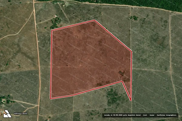 Imagem de satélite — Embargo IBAMA — Infração da Flora - Goianésia do Pará/PA