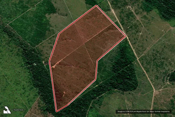 Imagem de satélite de Infração Ambiental em Apuí - AM