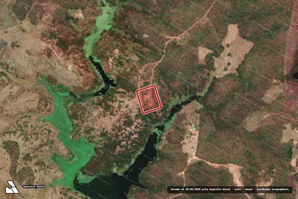 Imagem de satélite de Infração Ambiental em Mombaça - CE