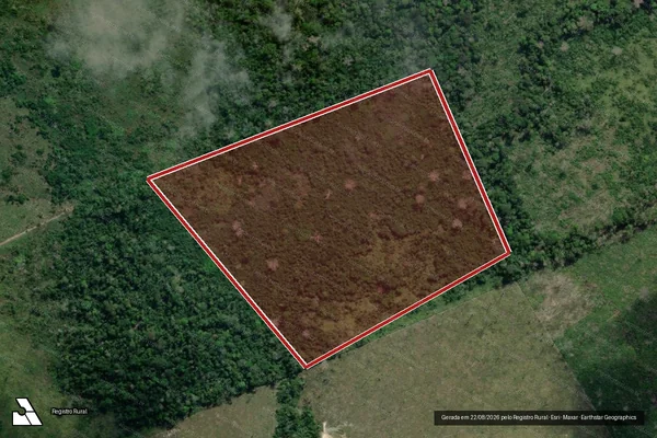 Imagem de satélite de Infração da Flora em Lábrea - AM