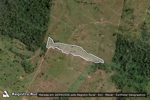 Imagem de satélite de Infração da Flora em São Félix do Xingu - PA