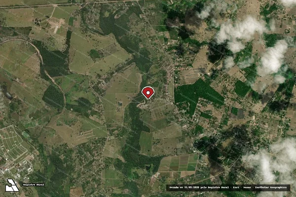Imagem de satélite — Embargo IBAMA — Infração da Flora — Cachoeira/BA