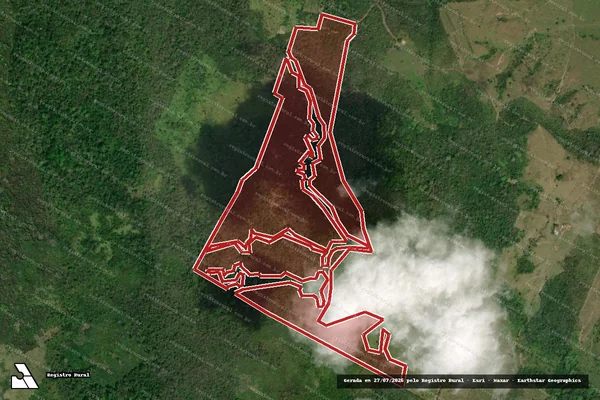 Imagem de satélite de Infração da Flora em Alenquer - PA