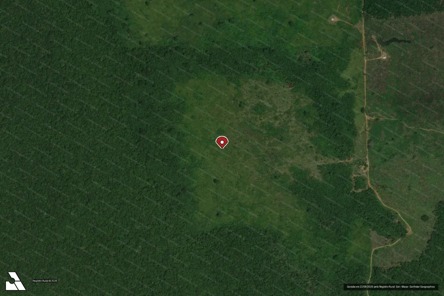 Imagem aérea do item A