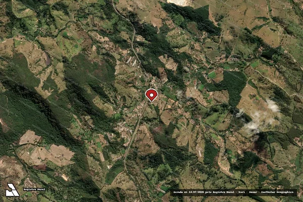 Imagem de satélite — Embargo IBAMA — Infração da Fauna — Itaúna/MG