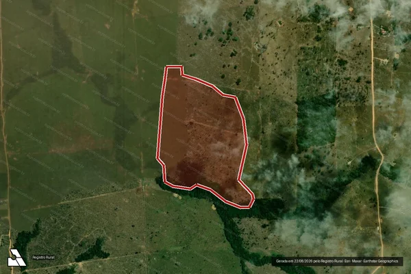 Imagem de satélite — Embargo Ambiental - Campo Novo de Rondônia/RO