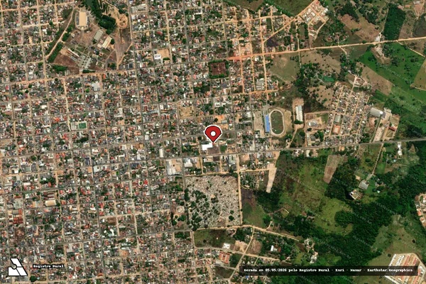 Imagem de satélite — Embargo IBAMA — Infração Ambiental - Ji-Paraná/RO