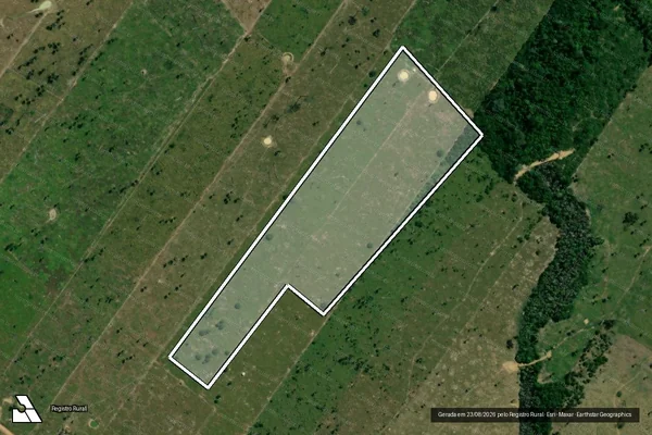 Imagem de satélite de Infração Ambiental em Porto Velho - RO