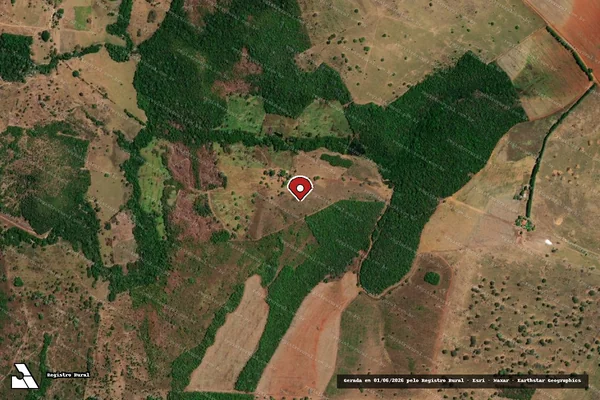 Imagem de satélite — Embargo IBAMA — Desmatamento — Miracema do Tocantins/TO