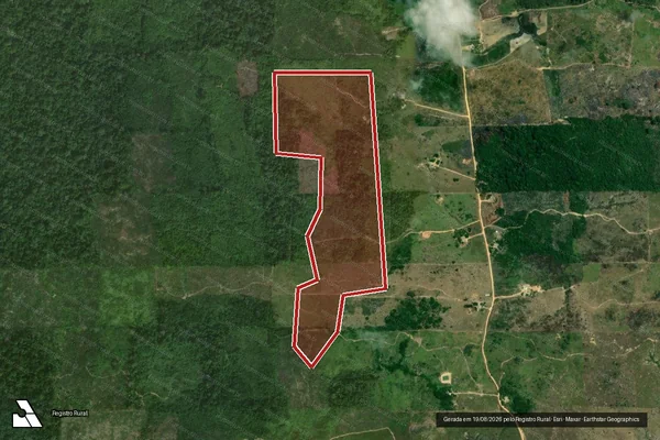 Imagem de satélite de Infração da Flora em Caroebe - RR
