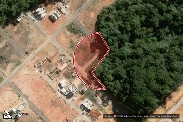 Imagem de satélite de Infração da Flora em Fazenda Rio Grande - PR