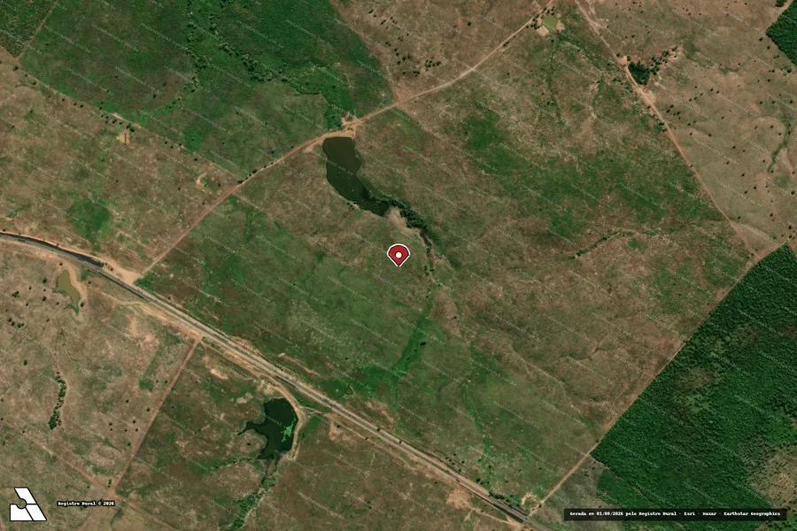 Imagem aérea do item A