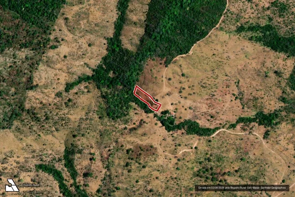 Imagem de satélite — Embargo IBAMA — Infração Ambiental — Santa Maria das Barreiras/PA