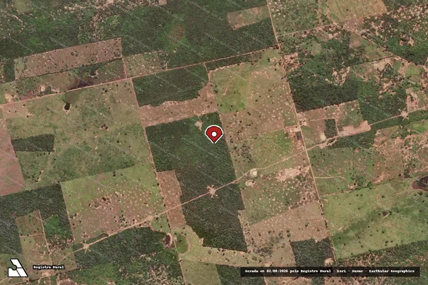 Imagem de satélite — Embargo IBAMA — Infração da Flora — Granito/PE