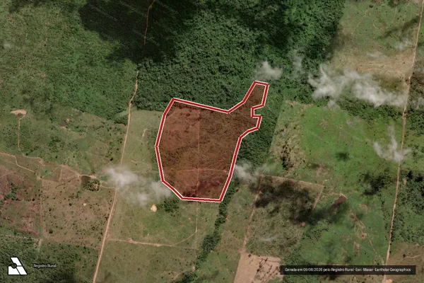 Imagem de satélite de Infração da Flora em São Félix do Xingu - PA